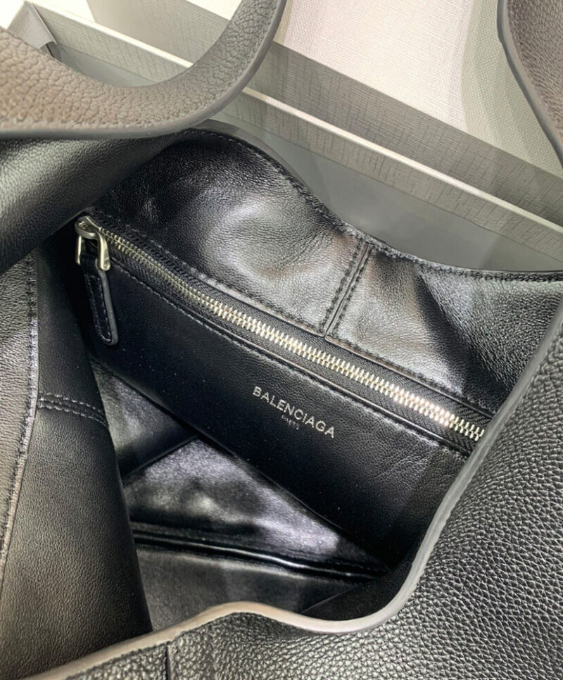 Balenciaga Locker Medium North-South Hobo Bag Black